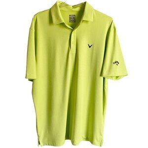 Callaway Short Sleeve Opti Dri Golf Polo Shirt Men's Large NEW